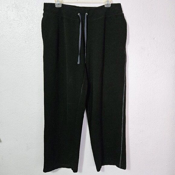 DANSKIN WOMEN'S ACTIVE WEAR, BLACK ANKLE LENGTH RUNNING-WORK OUT PANTS, SIZE L/G - Picture 1 of 4